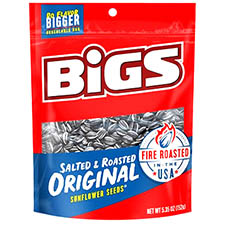 Bigs Sunflower Seeds Original Salted and Roasted 5.35oz Bag 